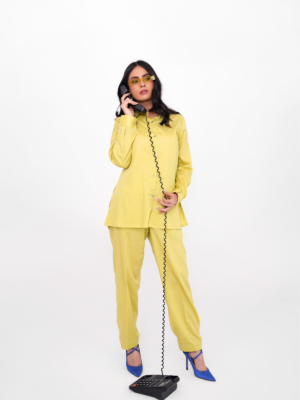 Lime Shift 2 Piece Work Set