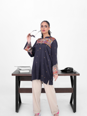 Midnight Regal 2 Piece Silk Set
