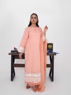 Peach Poise 3 Piece Formal Suit